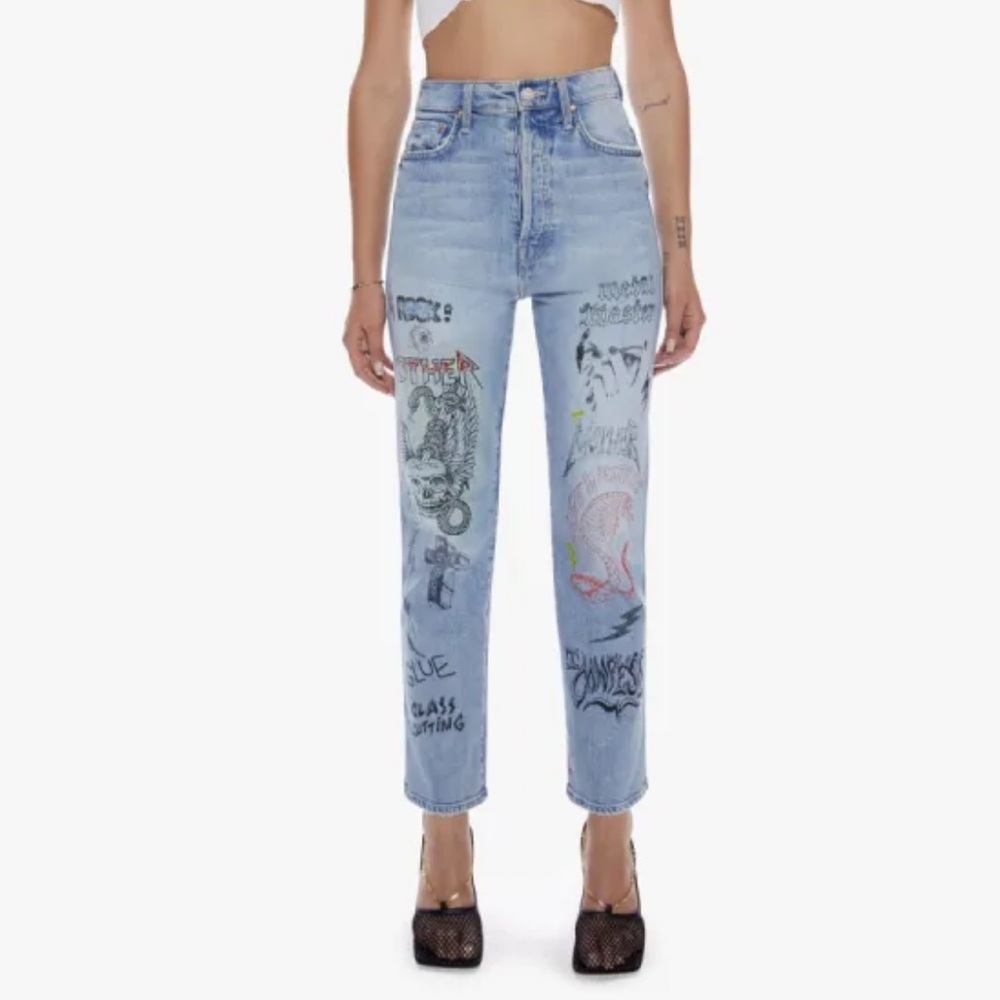 Mother The Tippy Top Frisky Ankle Jeans